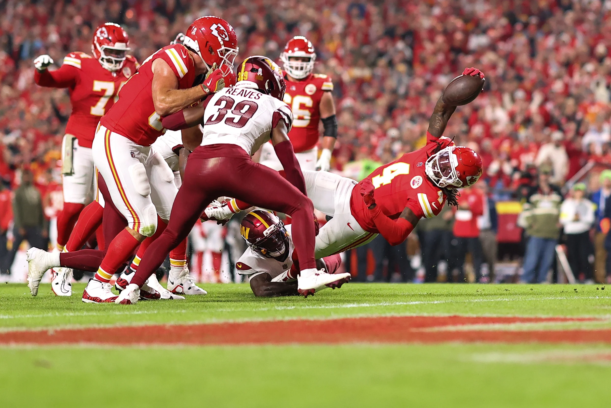 Commanders vs Chiefs game recap image