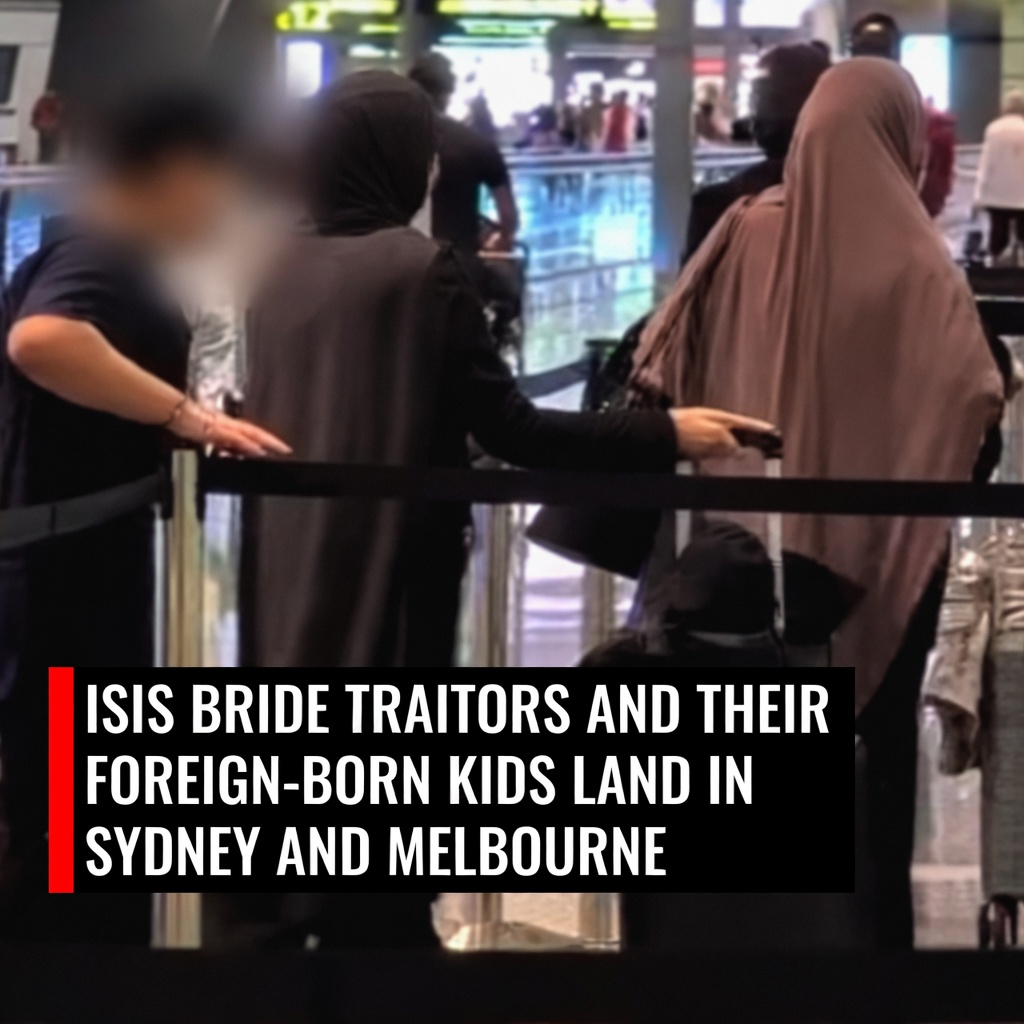 ISIS brides returning to Australia at arrival gate with security presence