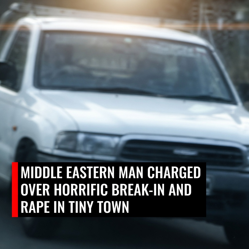 White Mazda Bravo utility vehicle tracked by South Australia Police in connection with a local rape investigation