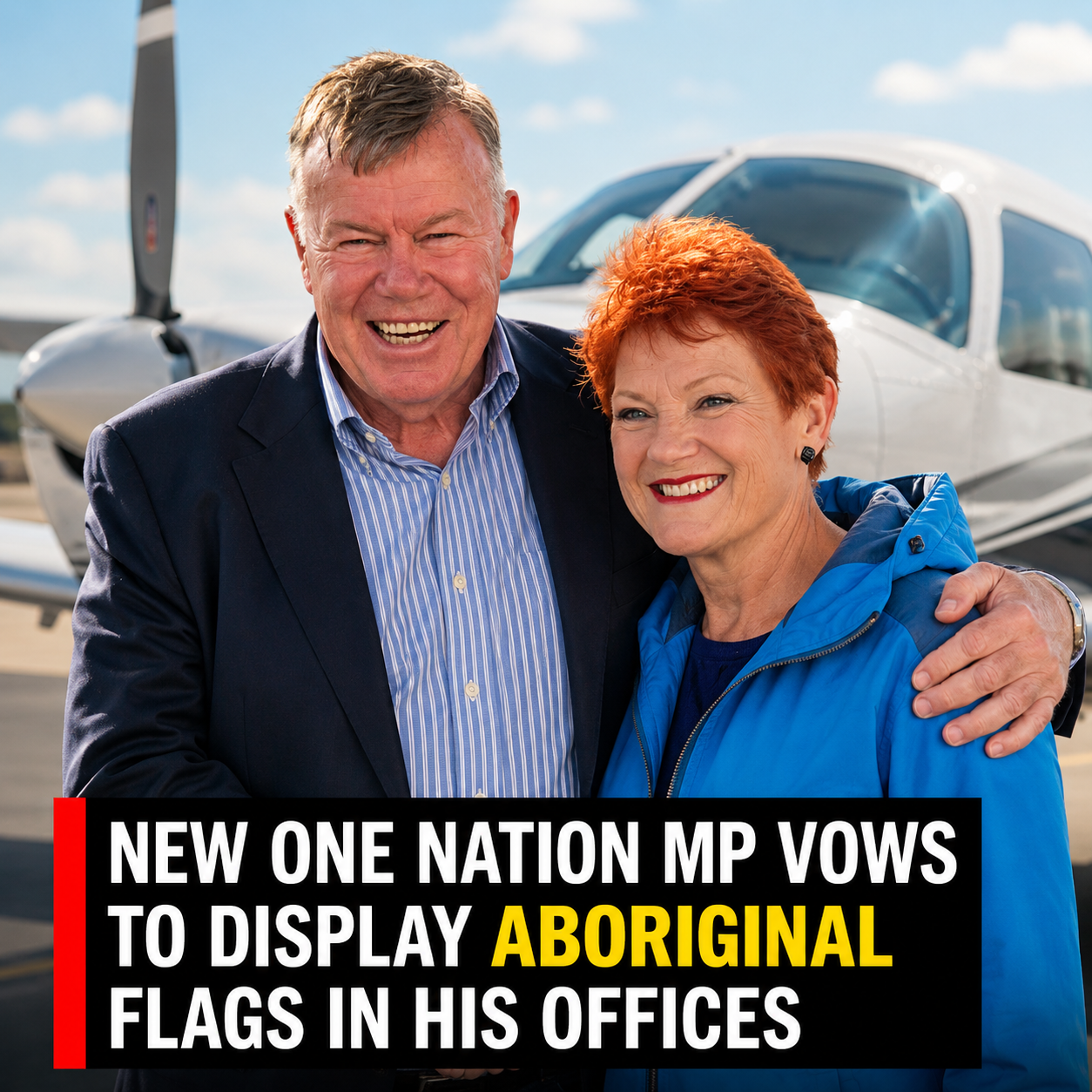 One Nation Aboriginal flag controversy