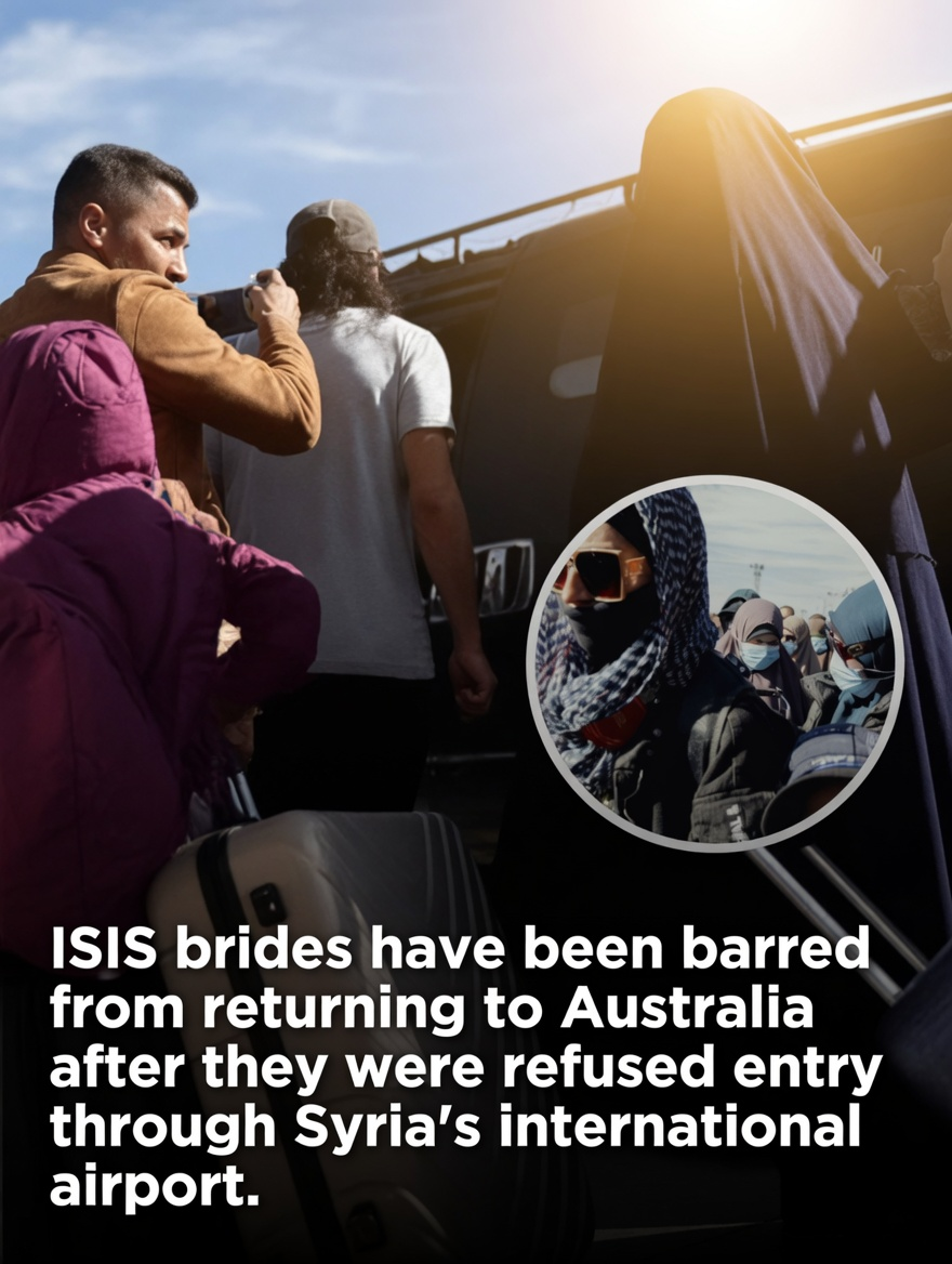 ISIS brides blocked from returning to Australia after being refused entry through Syria's international airport