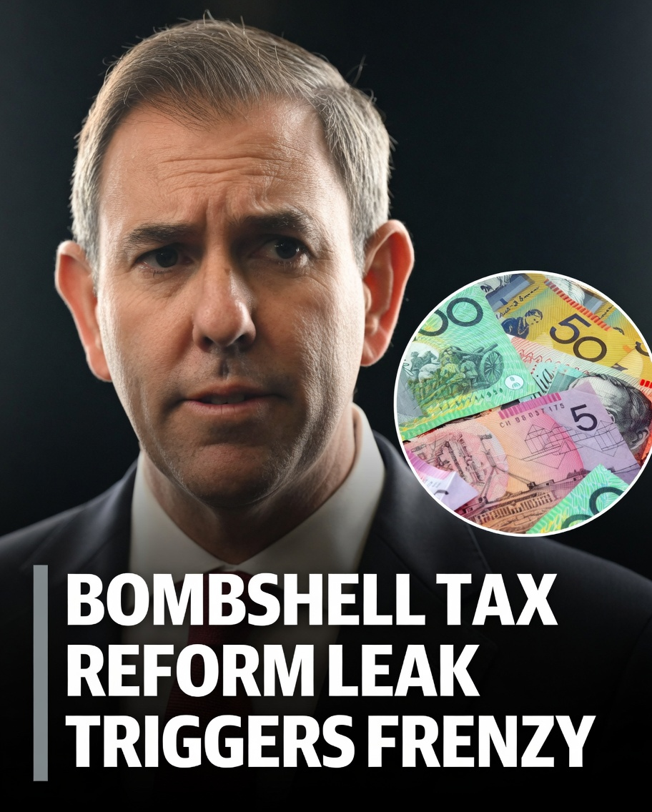 Treasurer Jim Chalmers and Australian currency highlighting the capital gains tax reform leak