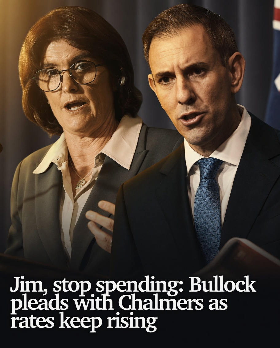 RBA Governor Michele Bullock and Treasurer Jim Chalmers at a press conference regarding inflation and spending