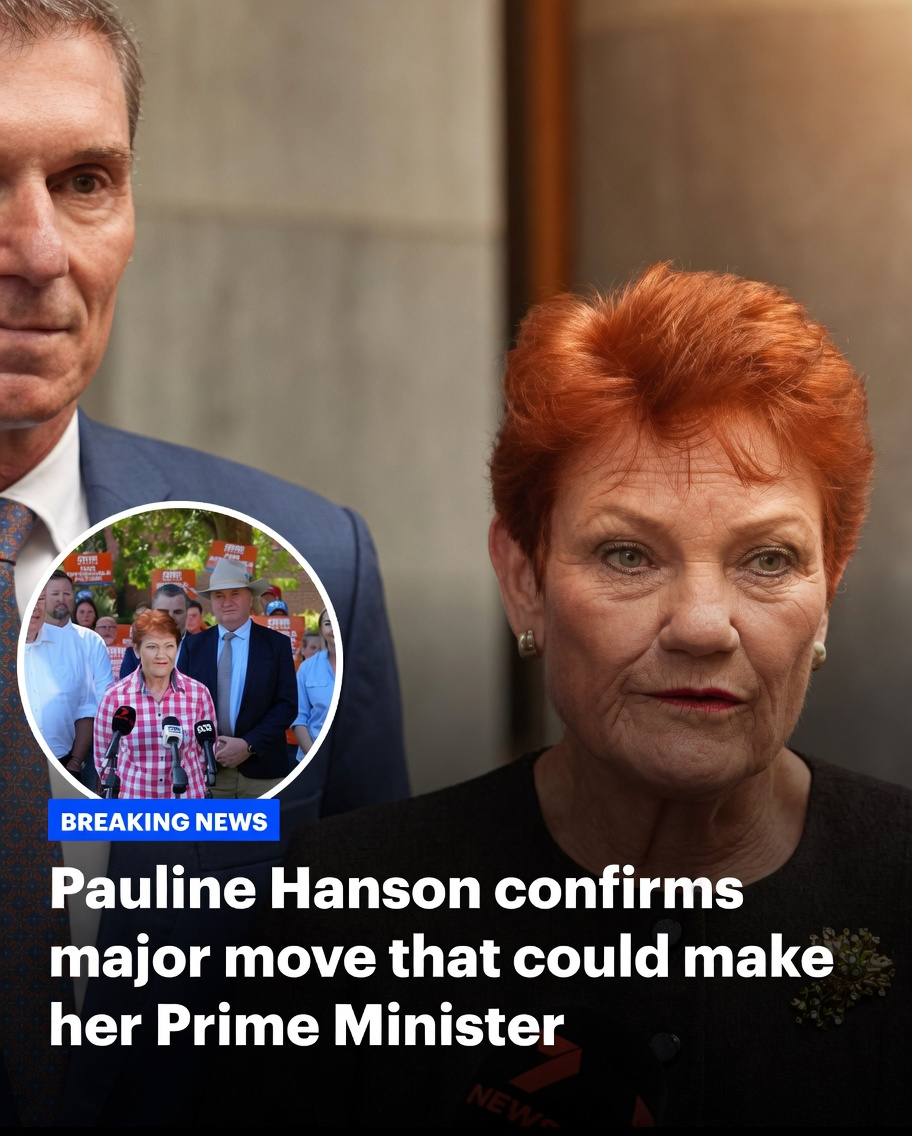 Pauline Hanson at a press conference confirming her lower house intentions