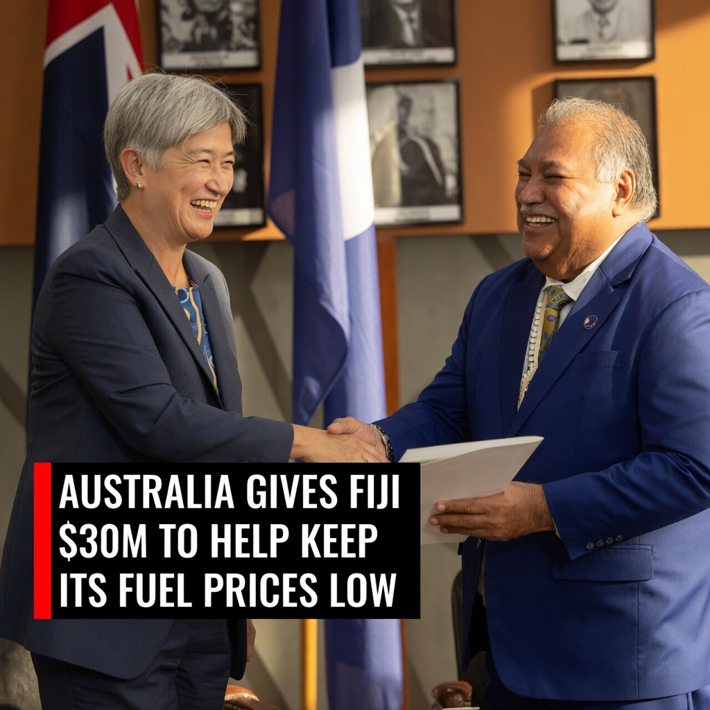 Foreign Minister Penny Wong meeting with Fijian leaders to announce fuel support