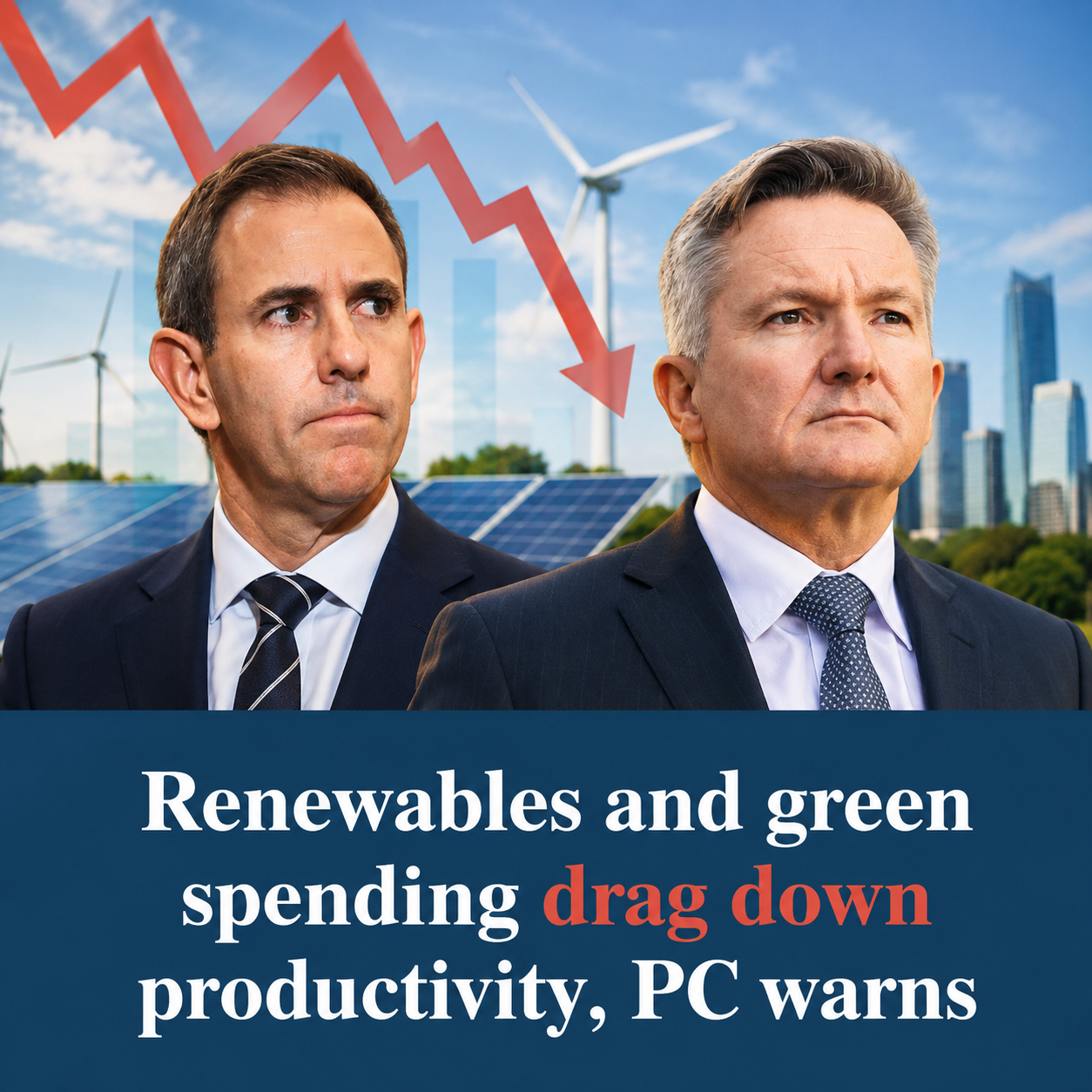 Productivity Commission Warns Green Spending Is Dragging Down Australia’s Productivity 1 Australia productivity renewable energy debate