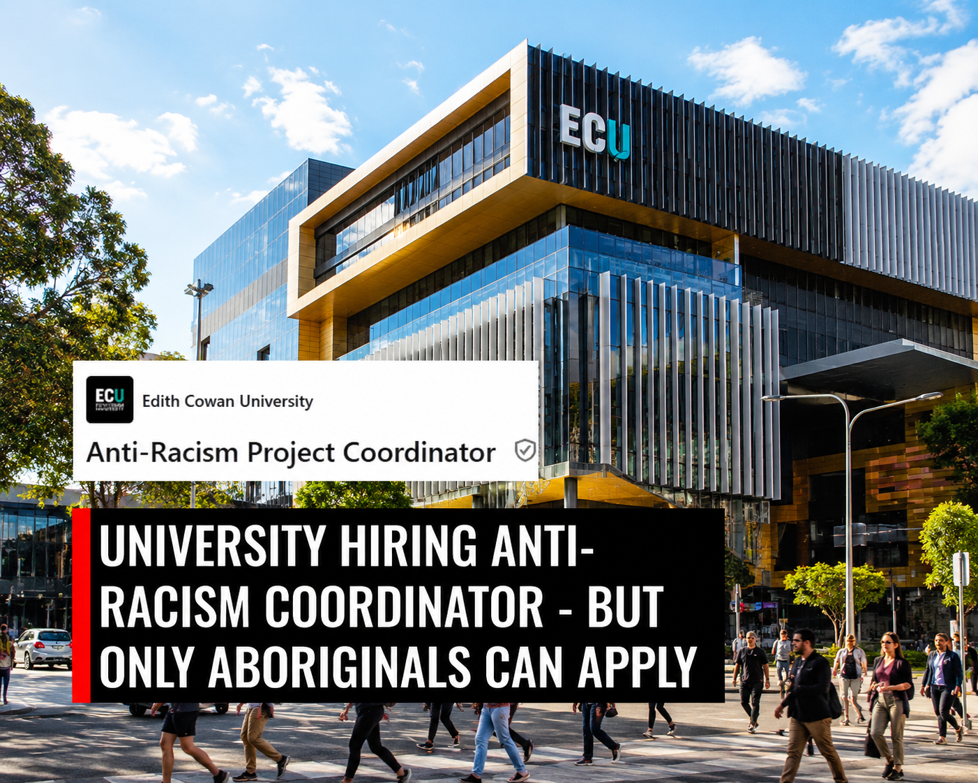 ECU anti-racism coordinator debate