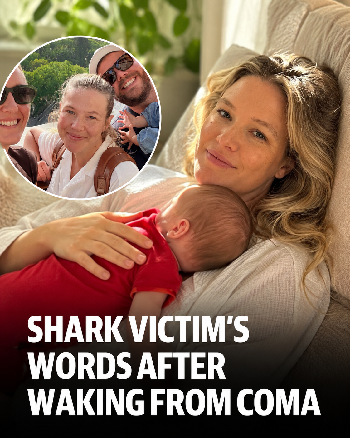 Leah Stewart recovering after the Coogee shark attack