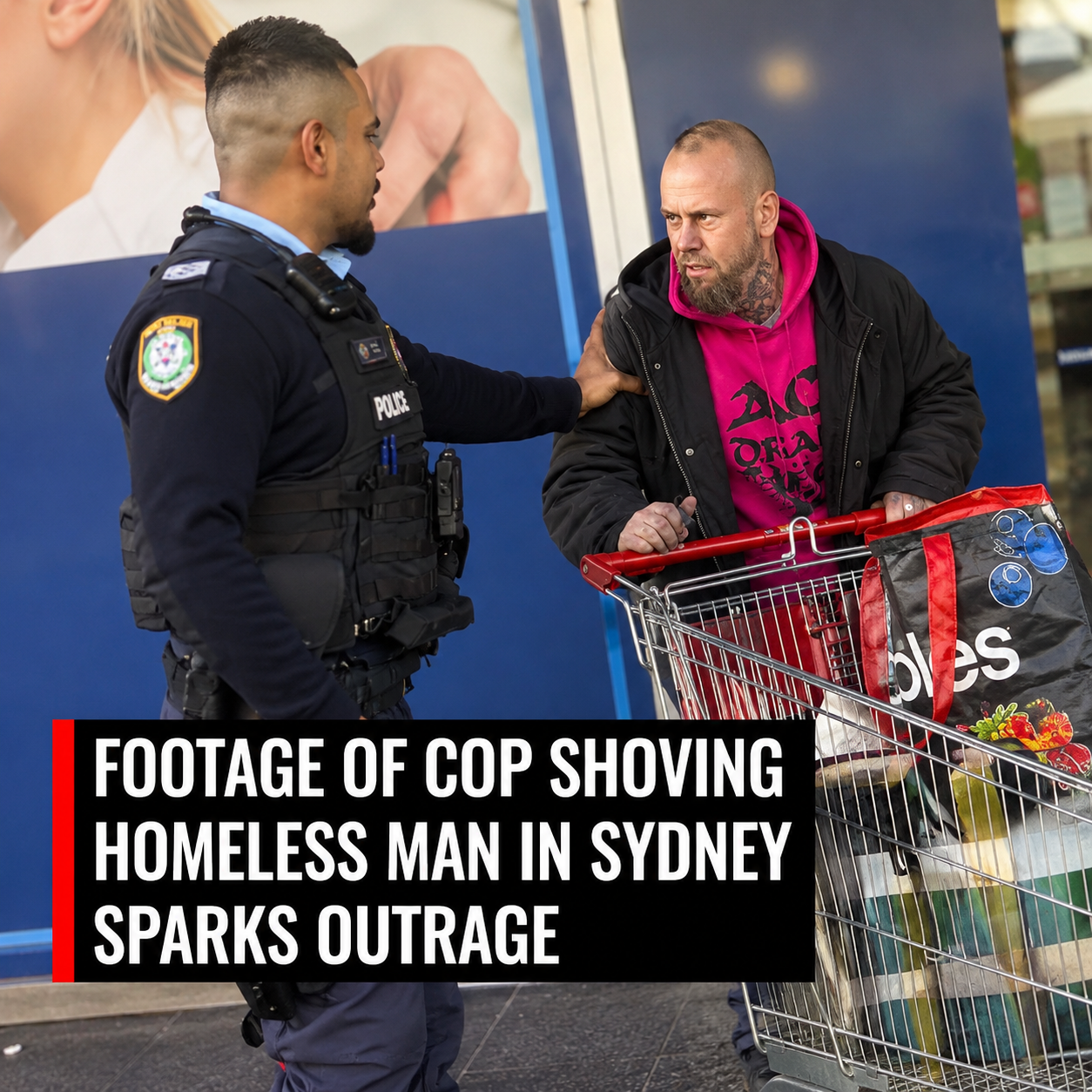 Police body-worn camera review following an incident in Sydney