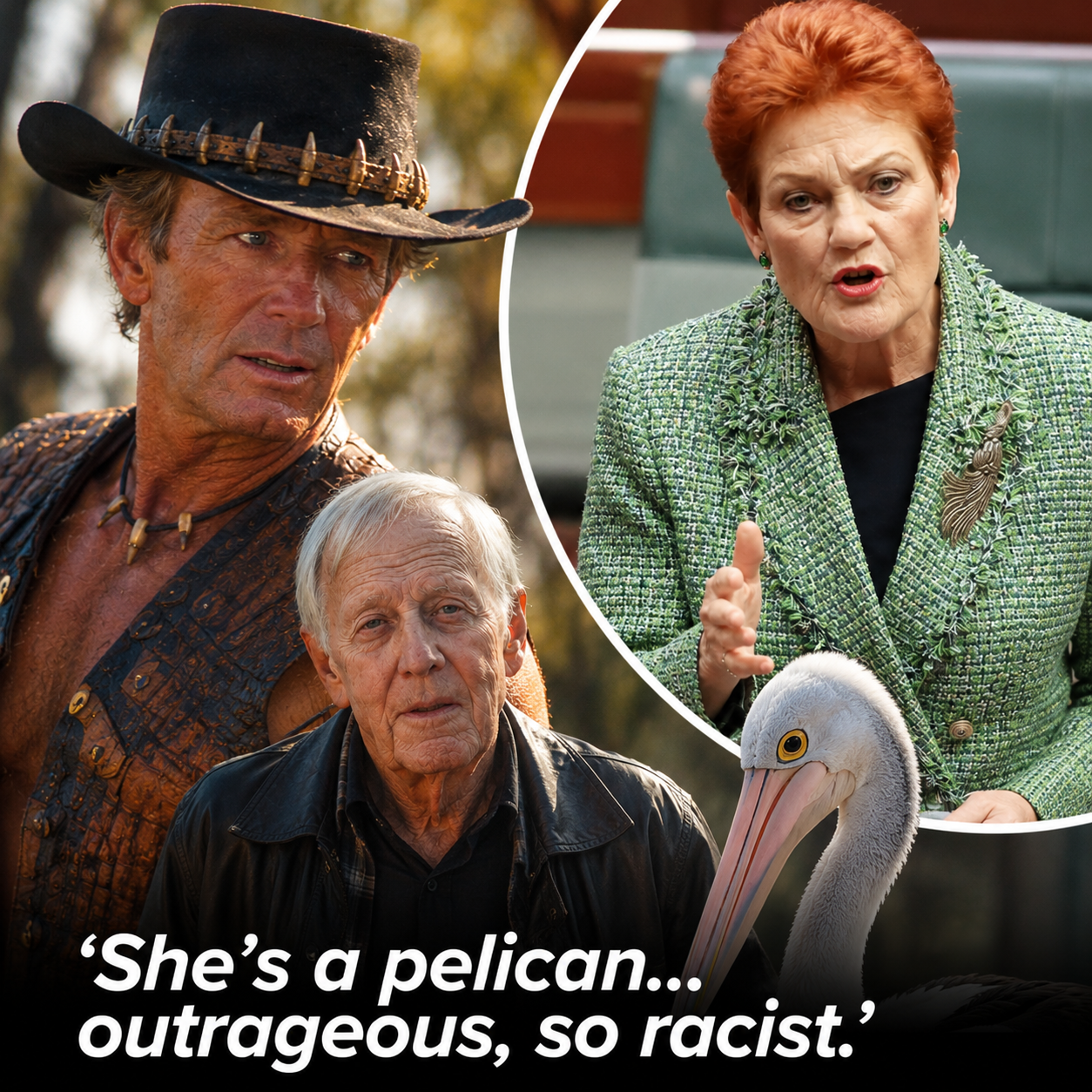 Paul Hogan responds after being referenced in Australia's monoculture debate