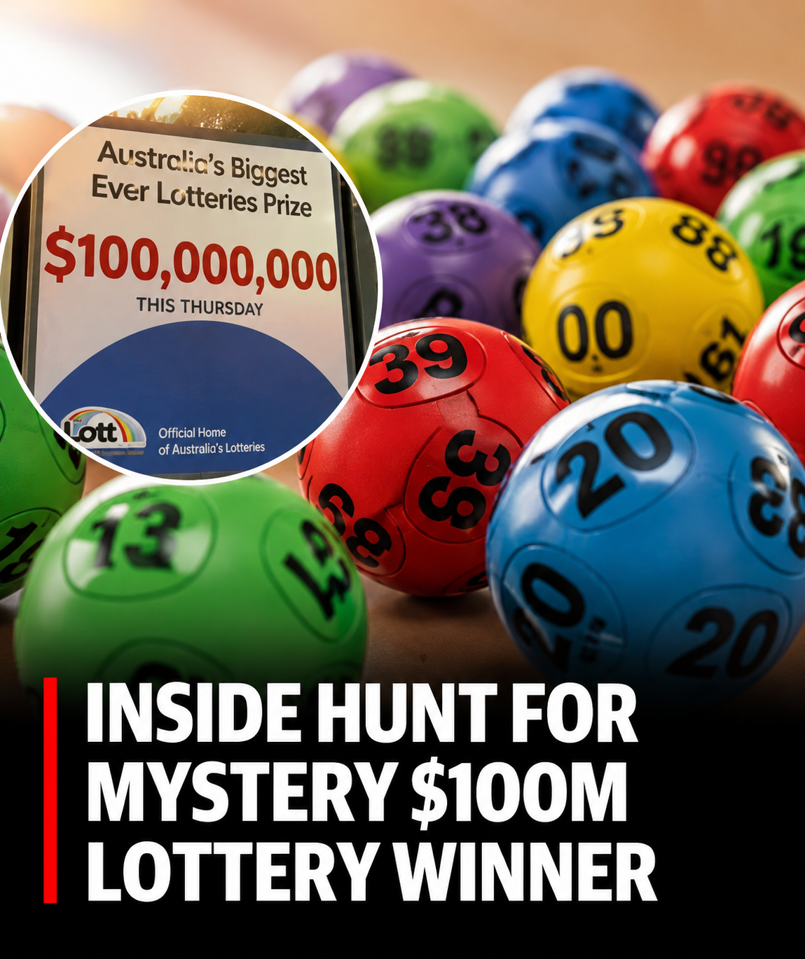 Australia searches for missing lottery winner