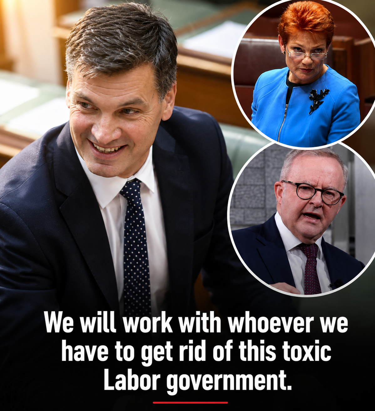 Angus Taylor and One Nation political debate