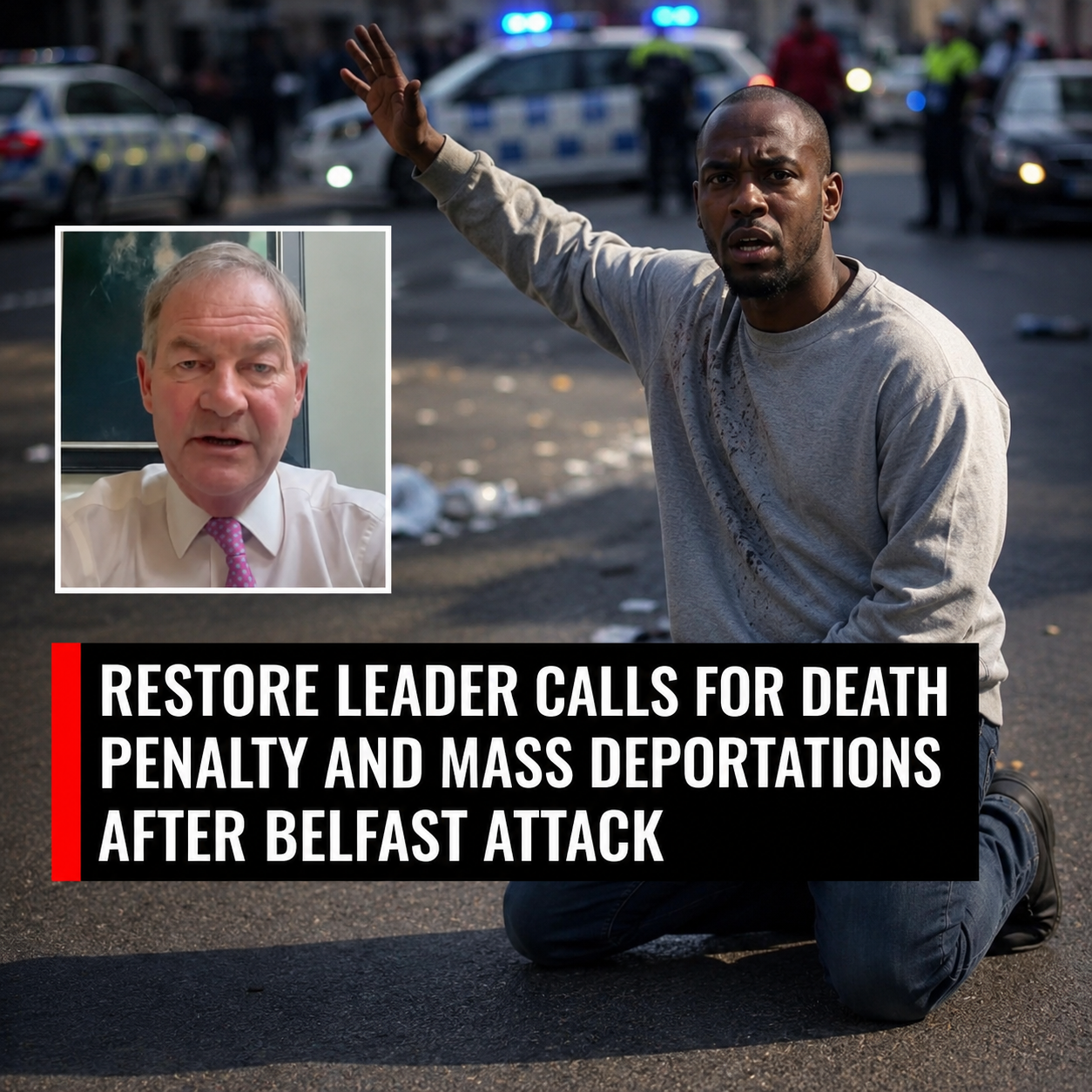 Rupert Lowe Belfast attack