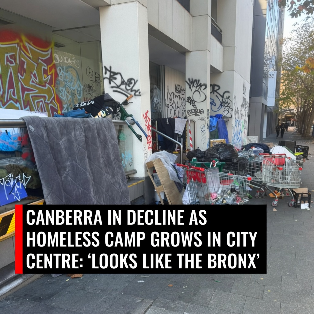 Canberra homeless encampment controversy