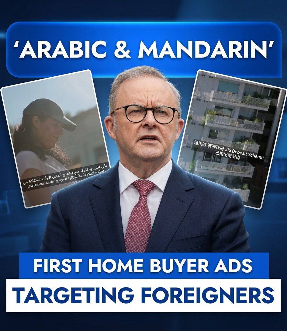 Debate over Arabic and Mandarin advertising for the Australian Government 5% Deposit Scheme