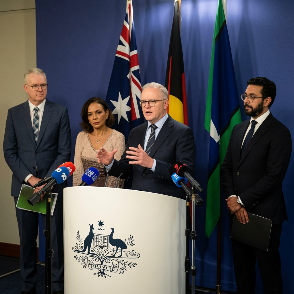 Prime Minister Anthony Albanese responds to Pauline Hanson comments while announcing the government's response to Australia's Islamophobia report