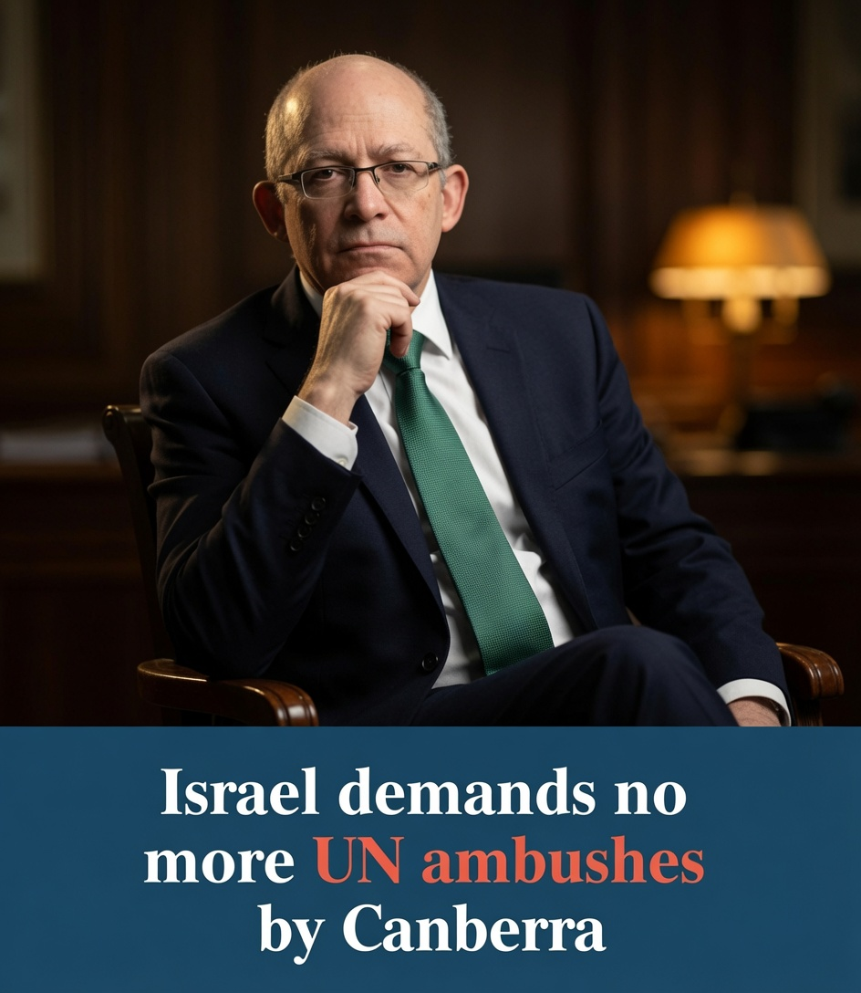 Israel and Australia flags representing diplomatic relations amid debate over Labor's draft policy platform