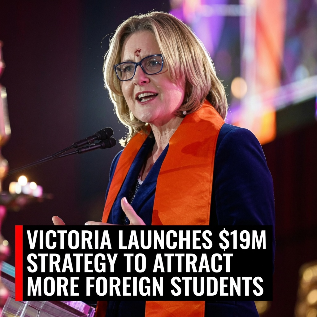 International students in Melbourne as Victoria launches new education strategy