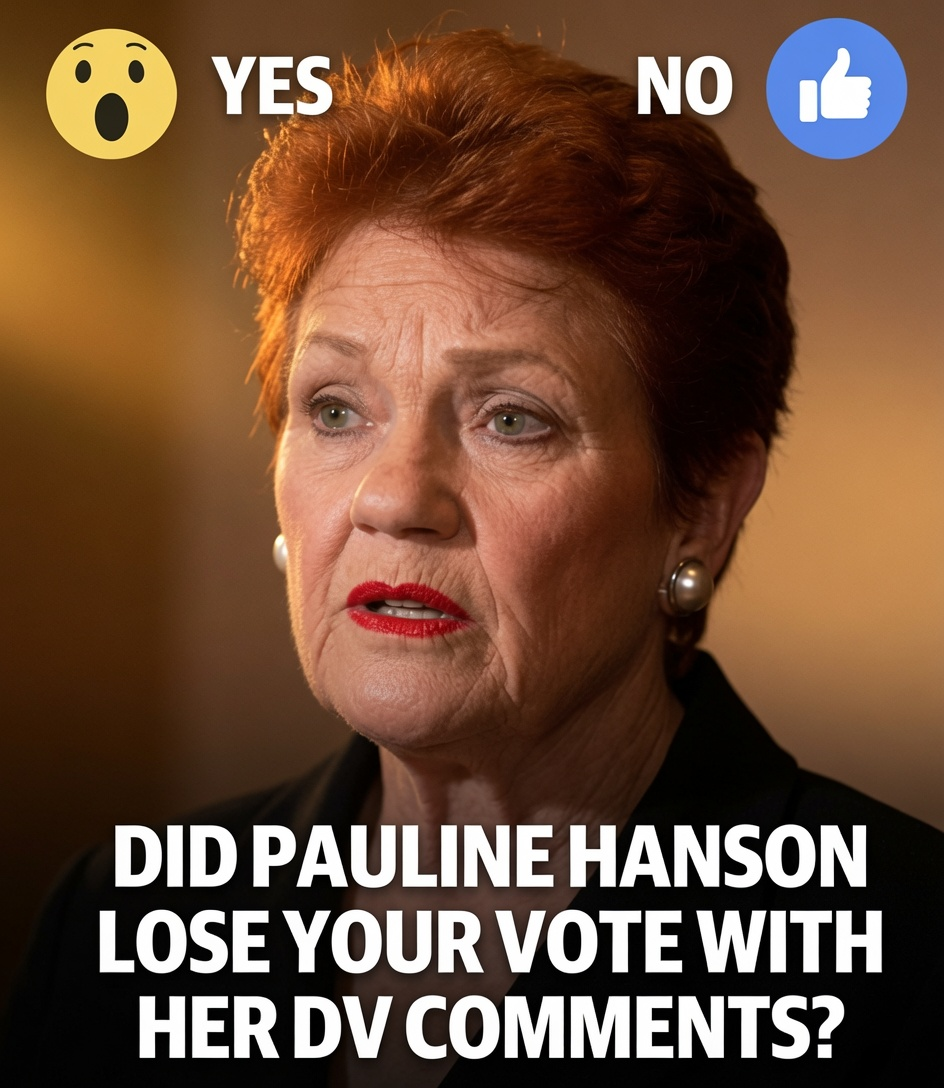 Pauline Hanson Defends Domestic Violence Remarks After ‘Two-Way Street’ Backlash 1 Pauline Hanson responding to criticism over her domestic violence comments