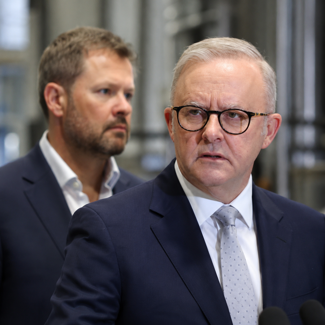 Prime Minister Anthony Albanese responds to questions following Labor National Conference debate over Gaza