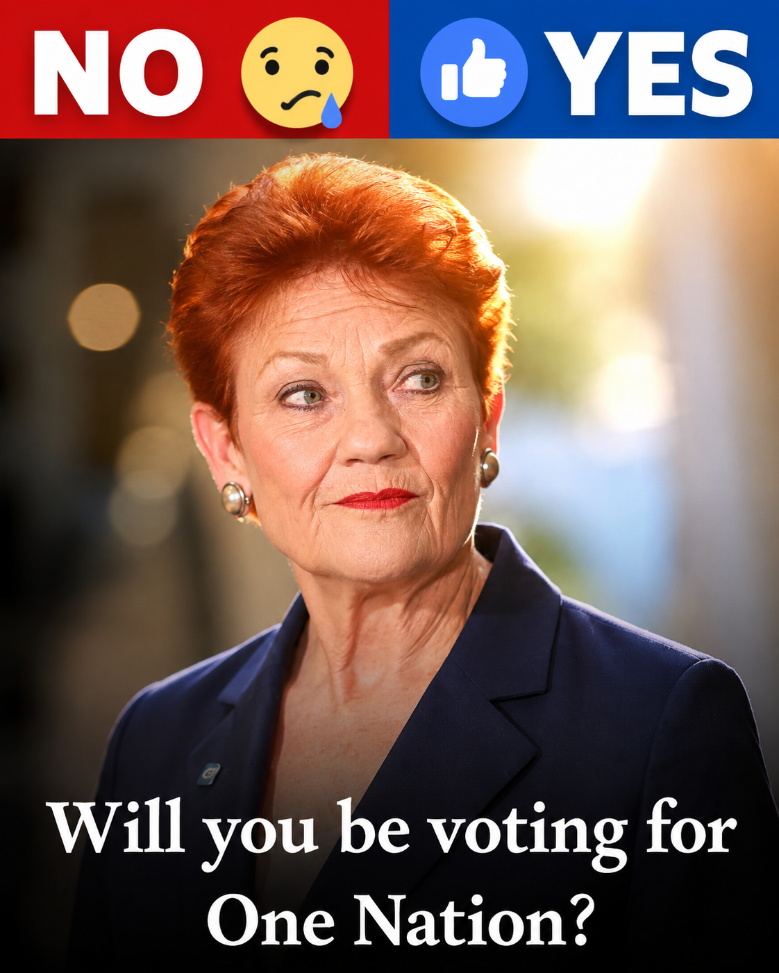 Pauline Hanson as new Queensland polling shows a dramatic rise in support for One Nation