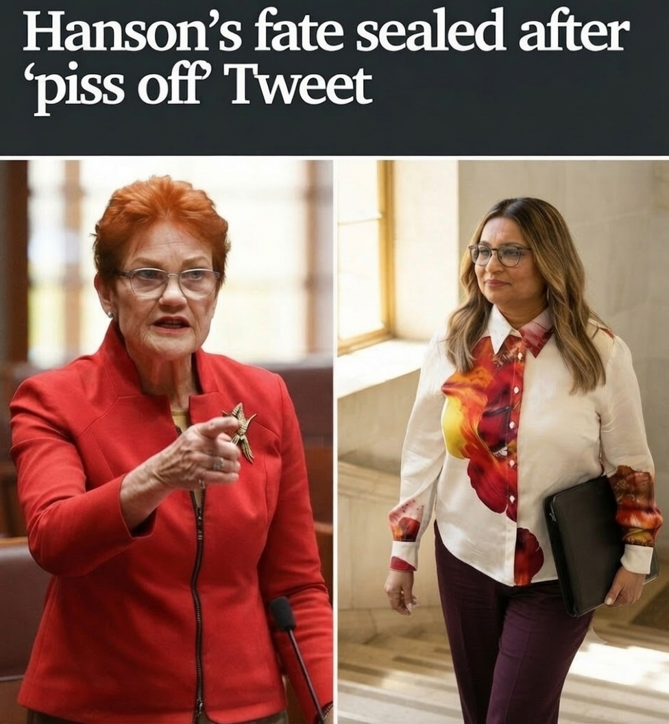 Pauline Hanson following the Federal Court decision on her racial discrimination appeal