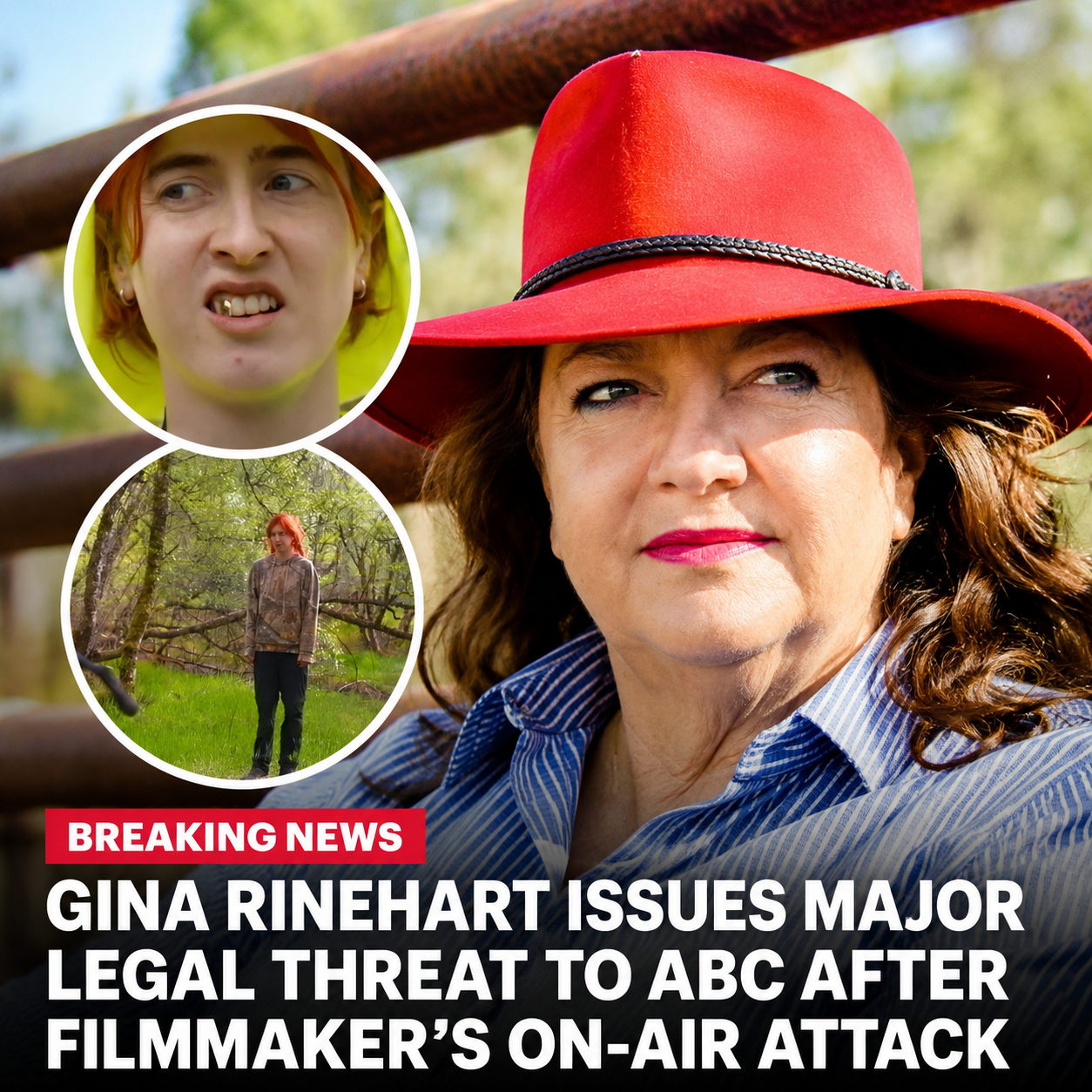 Gina Rinehart legal action against ABC over Race Around The World controversy