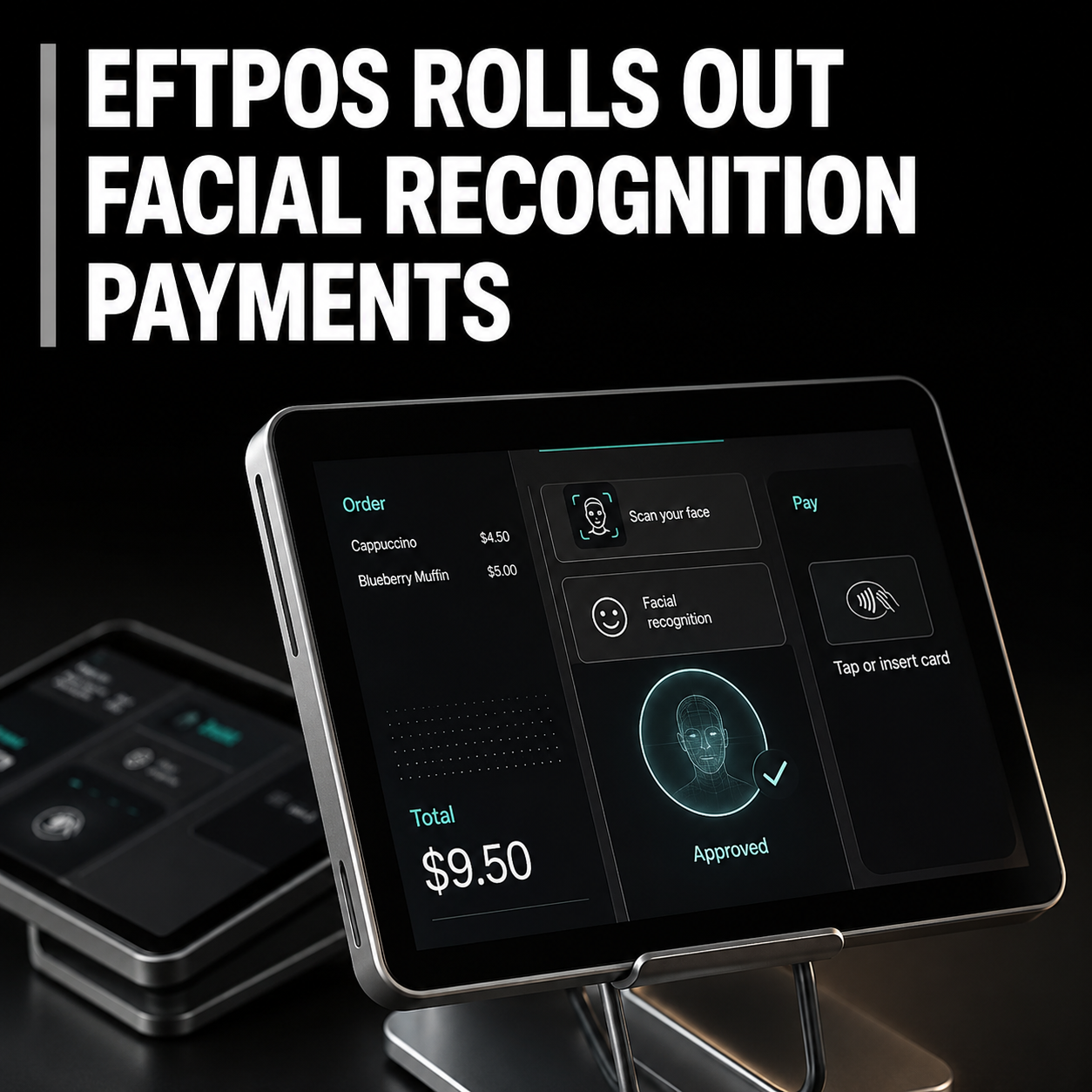 Eftpos New Zealand launches biometric payment terminals supporting facial recognition and palm authentication.