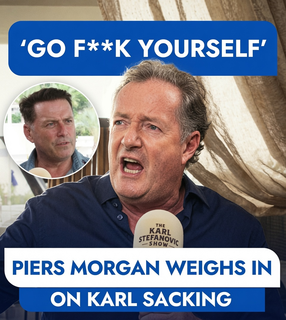 Piers Morgan comments on Karl Stefanovic's departure from Nine