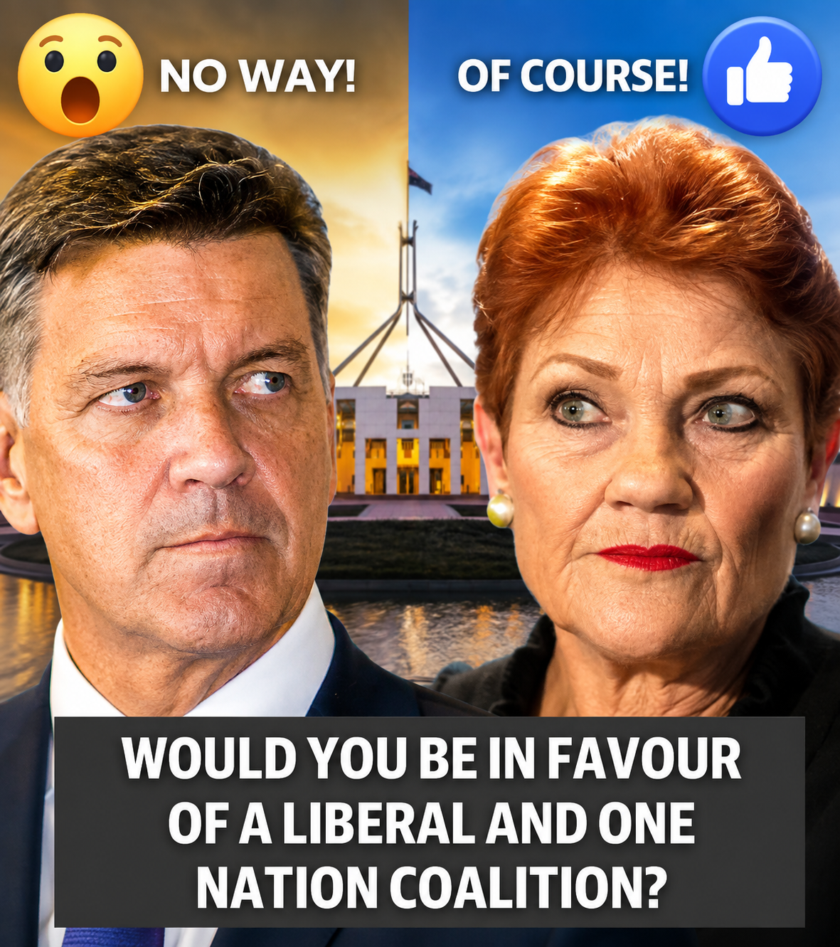 Liberal deputy leader Jane Hume responds to questions about a possible coalition with Pauline Hanson's One Nation