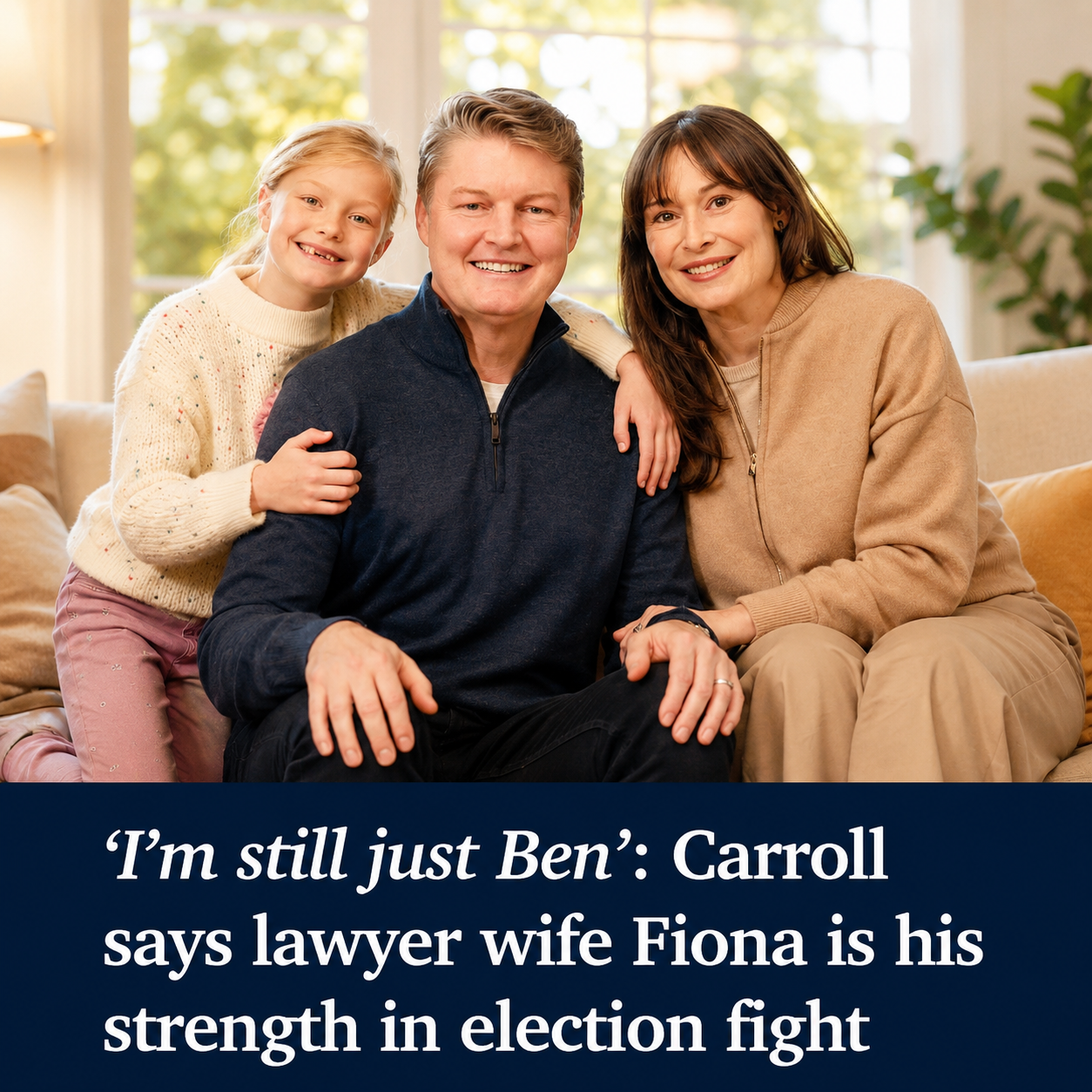 Victorian Premier Ben Carroll speaks about family, leadership and the upcoming state election