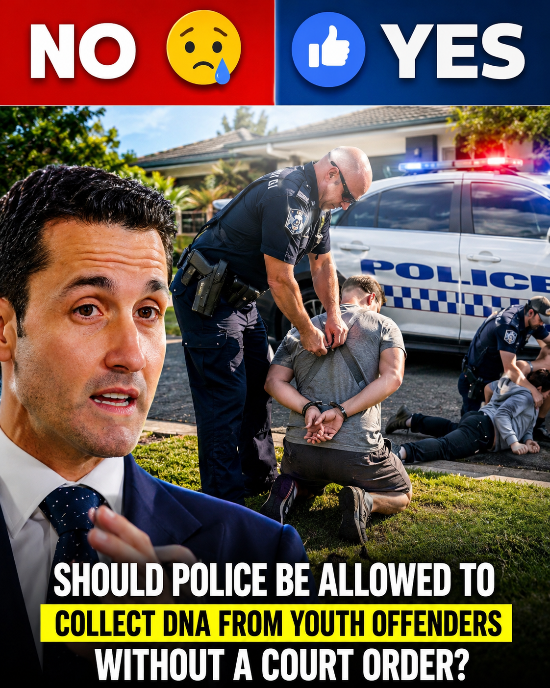 Queensland Premier David Crisafulli discusses proposed youth crime and police law reforms