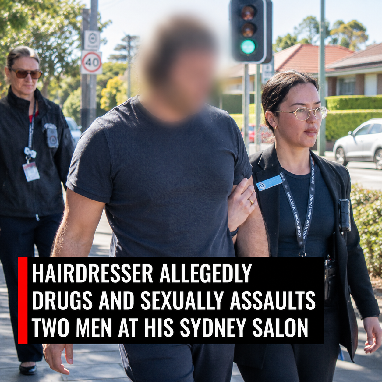 Police investigate alleged sexual assaults at a hair salon in Rosebery, Sydney
