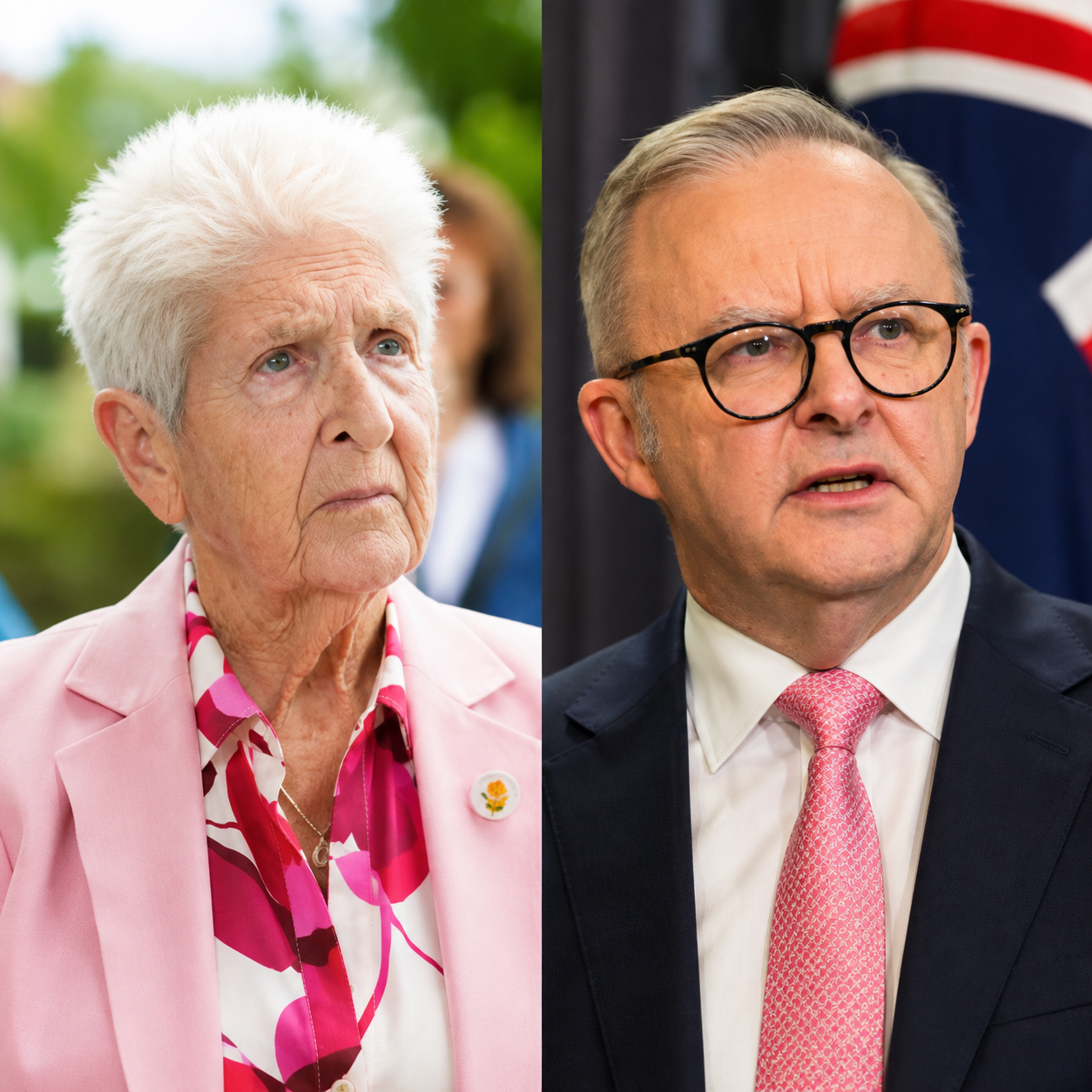 Olympic legend Dawn Fraser criticises Prime Minister Anthony Albanese over the ABC Gina Rinehart controversy